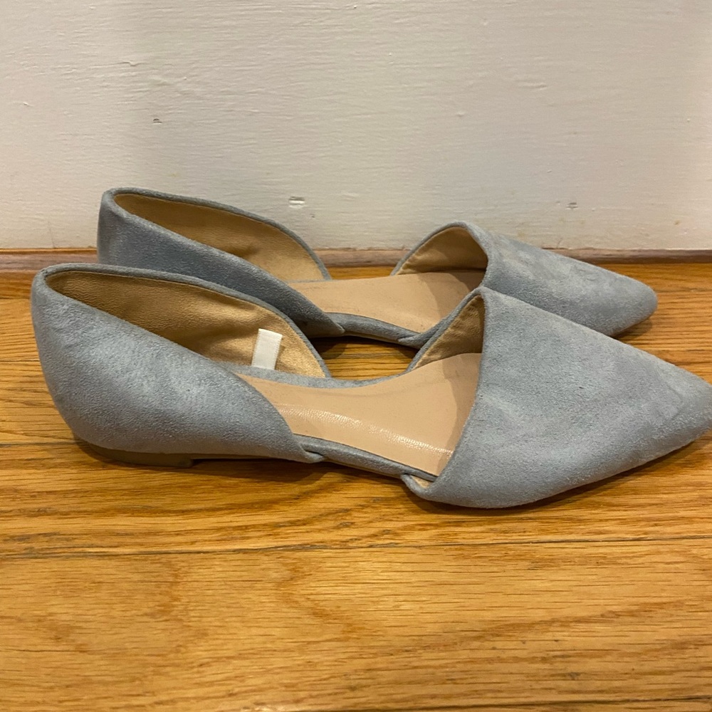Womens A New Day Velvet Flats